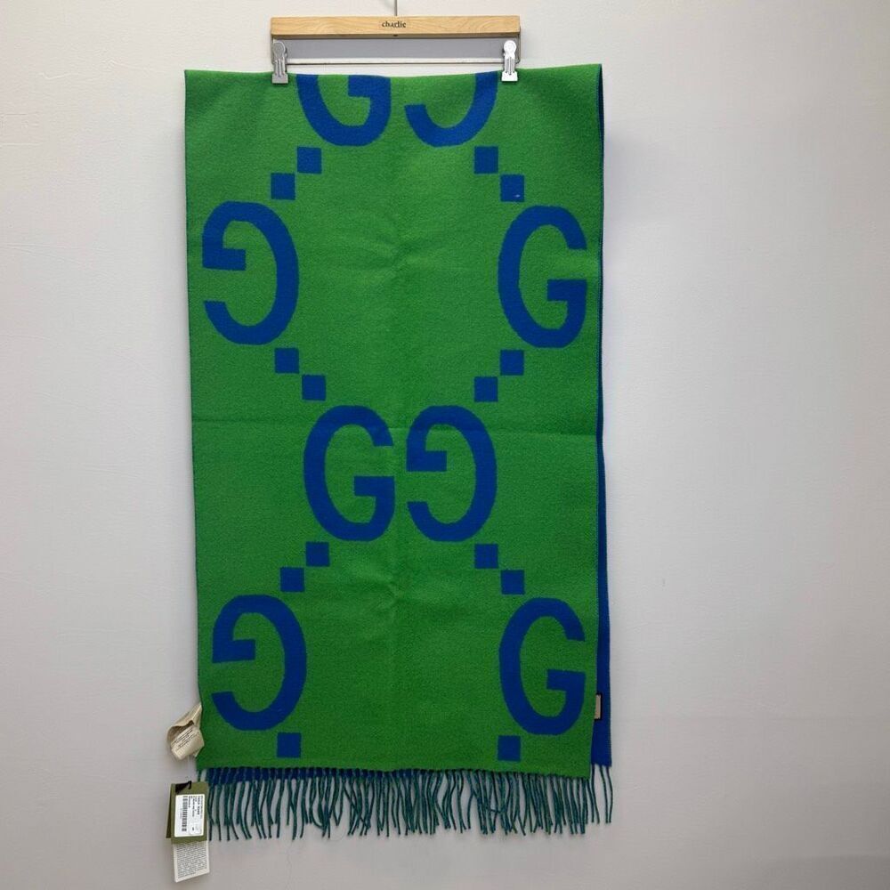 Gucci Printed Wool Scarf 🔴
